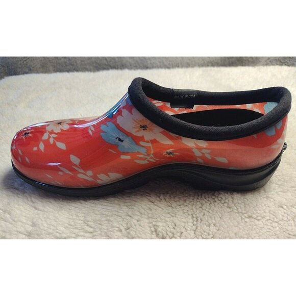 Sloggers Garden Shoes Slip On Comfort Waterproof Flowers Size 6 NEW - Picture 7 of 8